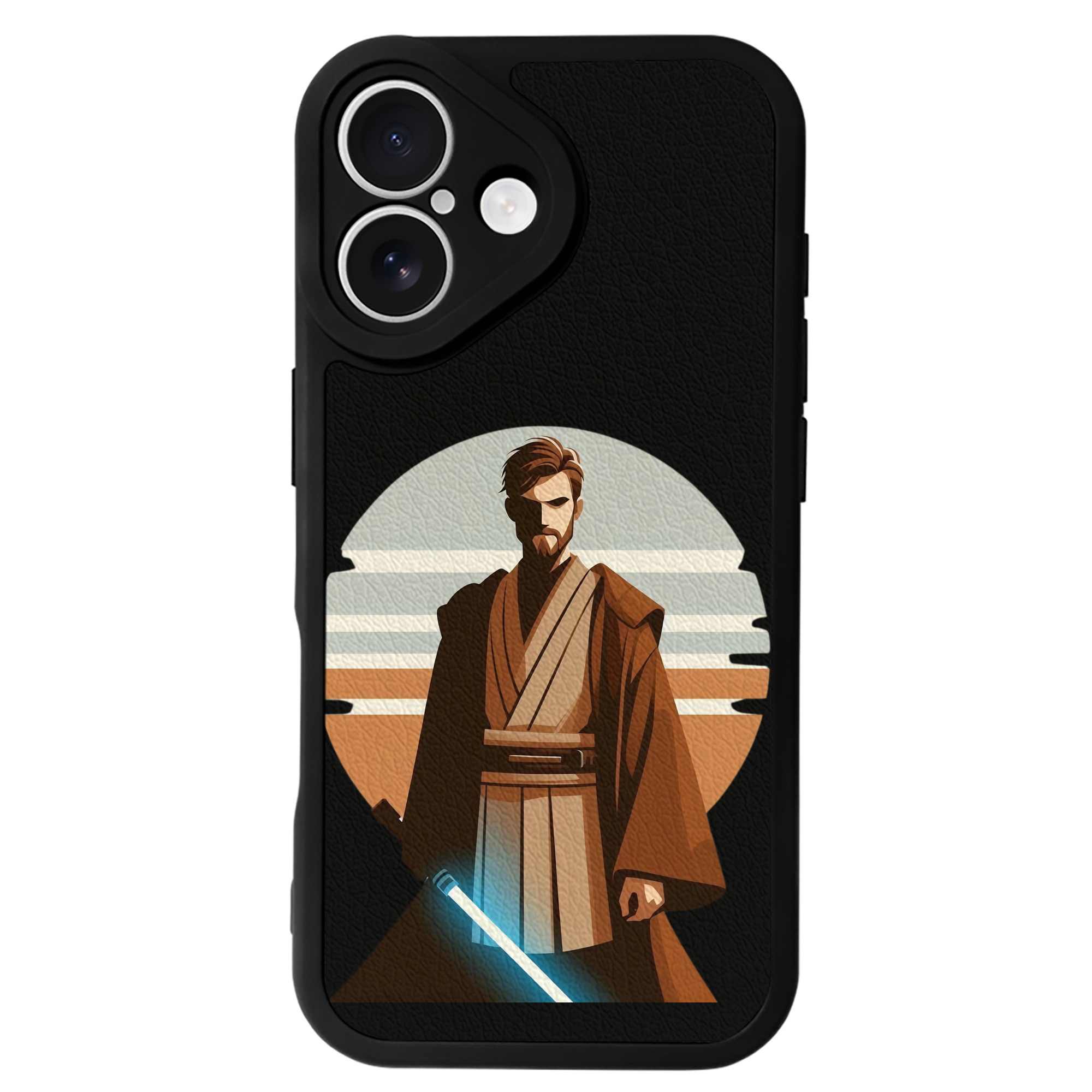 （画像用） スター・ウォーズ Star Wars 【iPhone 16シリーズ対応】シリコンスマホケース（レザー調） 材質：シリコン